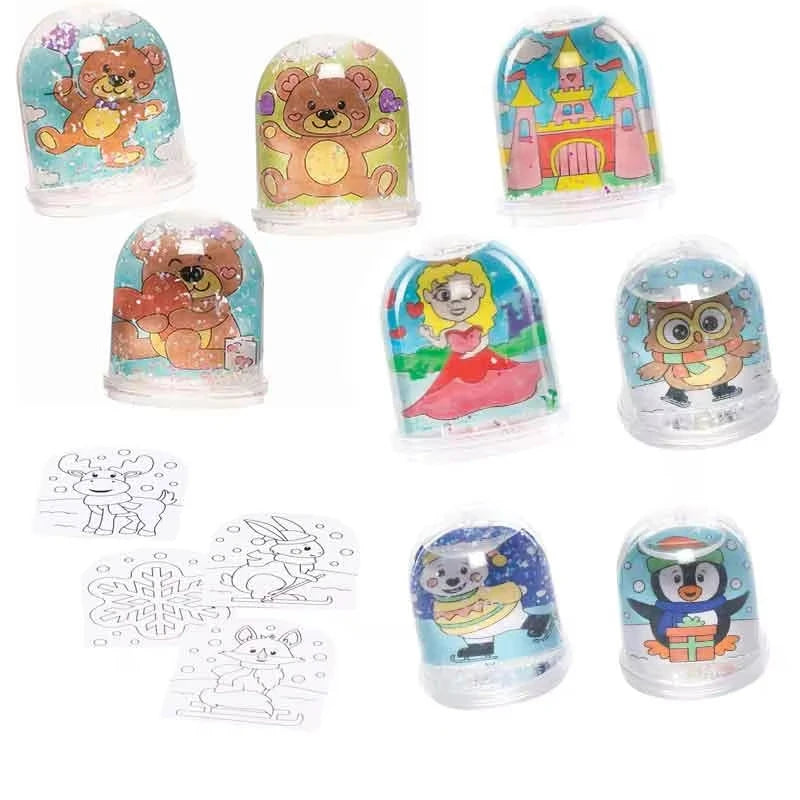 Snow globe photo frame Christmas snow globe kit