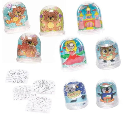 Snow globe photo frame Christmas snow globe kit