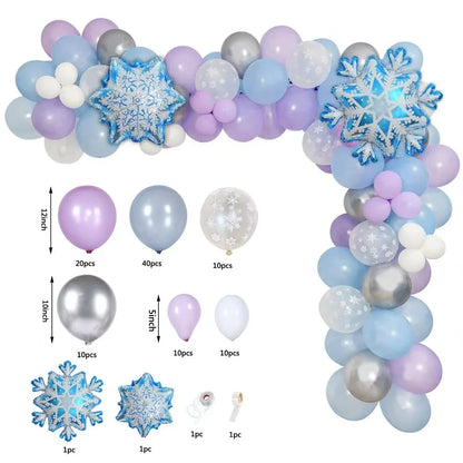 Flash Snowflake Elsa Frozen Arche Ballon Anniversaire