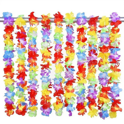 10pcs/set Hawaii Wreath Party Leis Flower Garland