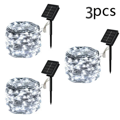 7m/12m/22m/32m LED Solar Light Outdoor Garden