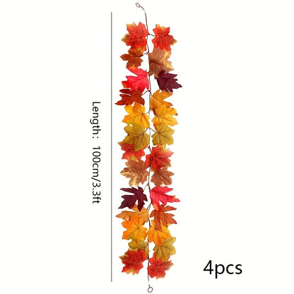 Autumn Maple Leaf Garland - Artificial Fall Vines