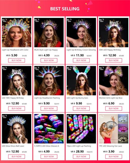 48Pcs White Flower Leis Luau Hawaiian Beach Wedding