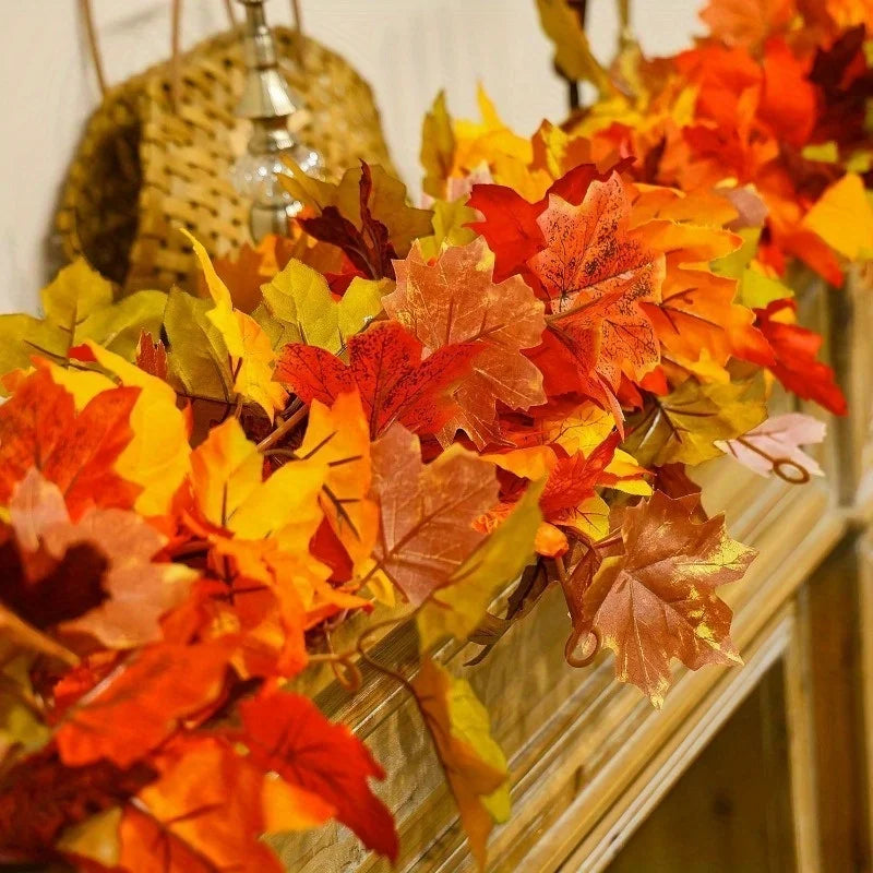 Autumn Maple Leaf Garland - Artificial Fall Vines