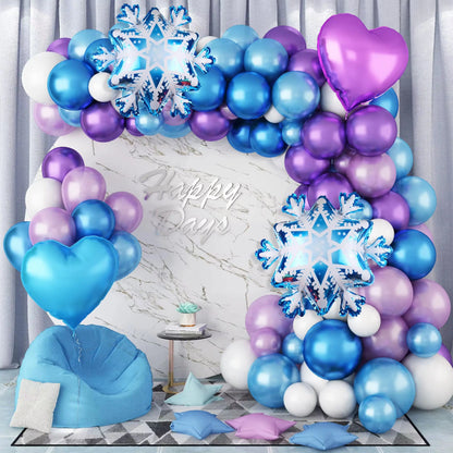 Flash Snowflake Elsa Frozen Arche Ballon Anniversaire