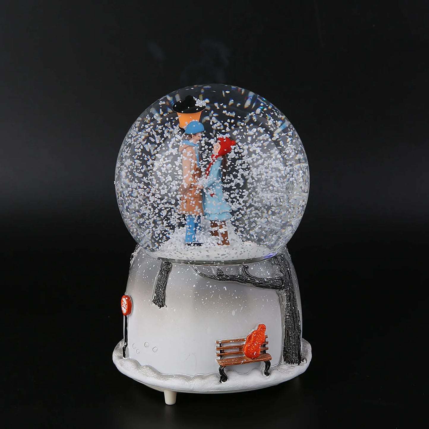 Novelty Night Light Musical Snow Globe