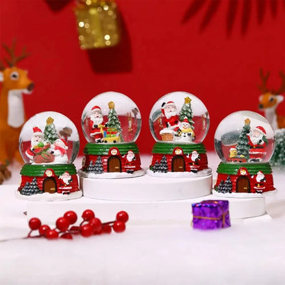 Fantasy LED Christmas Musical Snow Globe Cute Water
