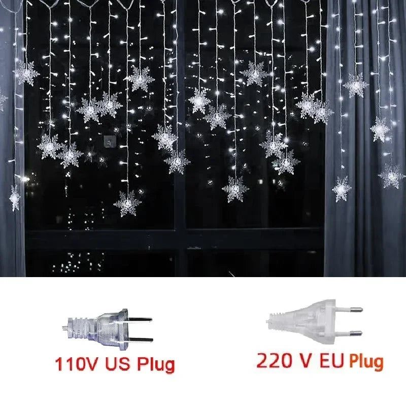 3.5M,Christmas LED Fairy String Lights, Snowflake