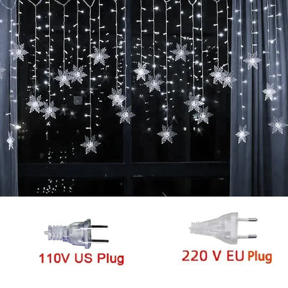 3.5M,Christmas LED Fairy String Lights, Snowflake