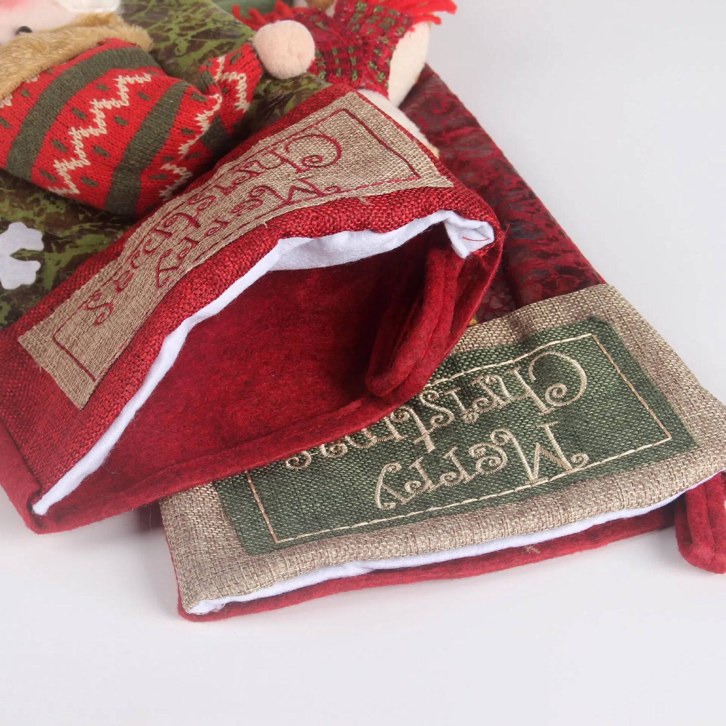 2025 Christmas Stocking Xmas Decoration Santa