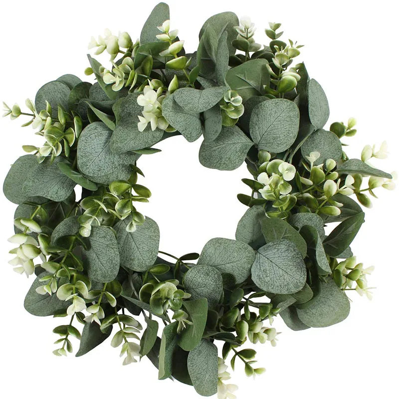 Spring Artificial Flower Wreath Wildflower Floral