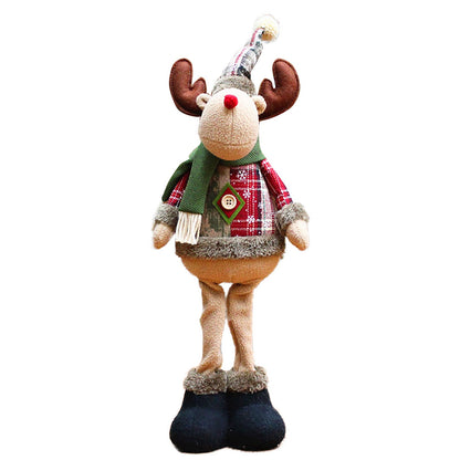 3PCS Christmas Decorative Christmas Dolls Reindeer