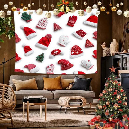 Snowflake Christmas Tapestry Background Cloth