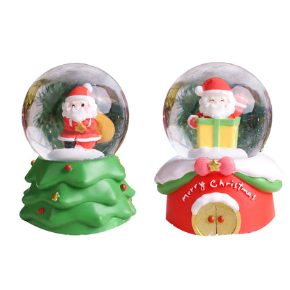 Christmas Crystal Ball Lighting LED Musical Snow Globe