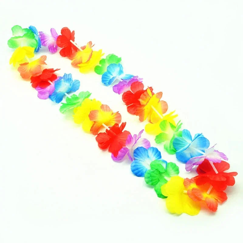 10pcs/set Hawaii Wreath Party Leis Flower Garland