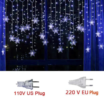 3.5M,Christmas LED Fairy String Lights, Snowflake