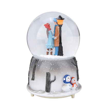 Novelty Night Light Musical Snow Globe