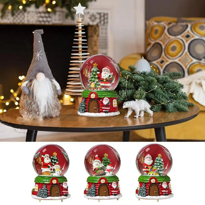 Fantasy LED Christmas Musical Snow Globe Cute Water