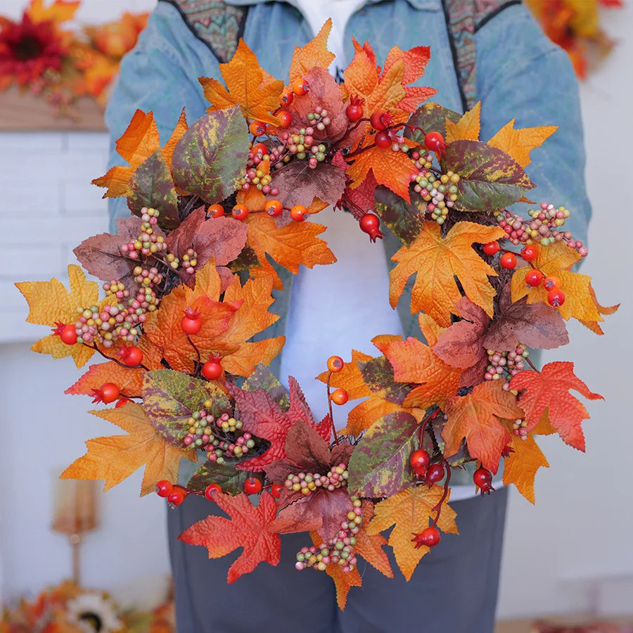 Fall Wreaths for Front Door Autumn Wreath for Home