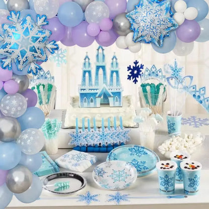 Flash Snowflake Elsa Frozen Arche Ballon Anniversaire