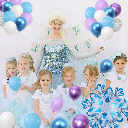 Flash Snowflake Elsa Frozen Arche Ballon Anniversaire