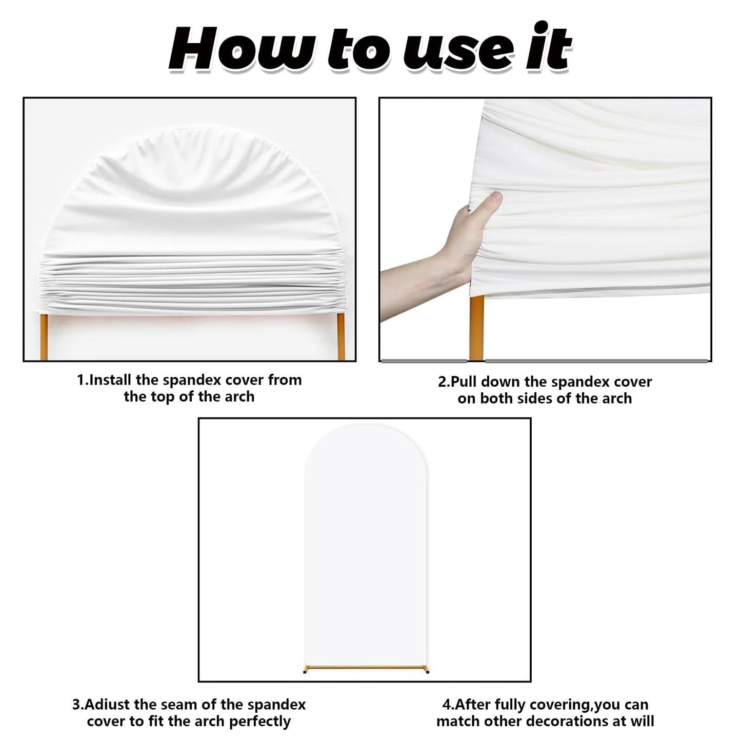 Snow Land Princess Customize Name Arch Wall Cover