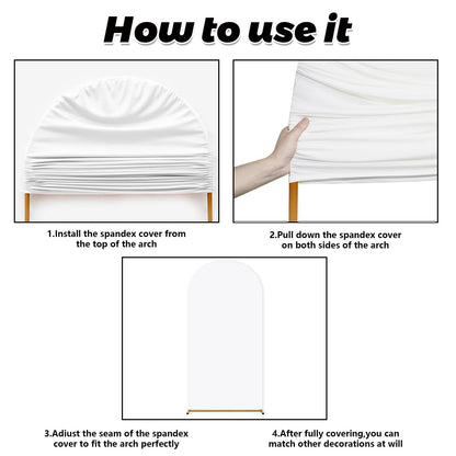 Snow Land Princess Customize Name Arch Wall Cover