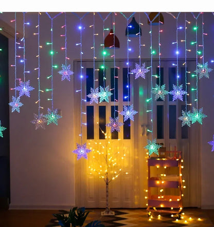 3.5M,Christmas LED Fairy String Lights, Snowflake