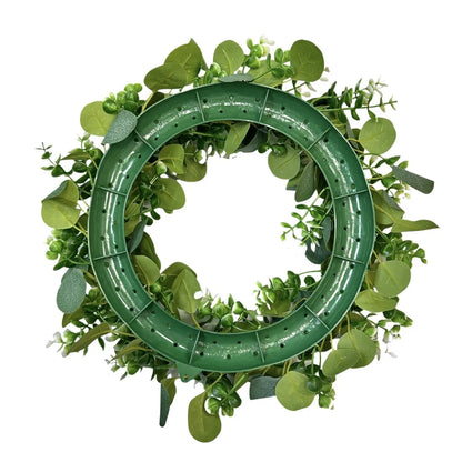 45cm Artificial Green Olive Wreath Greenery Wreath