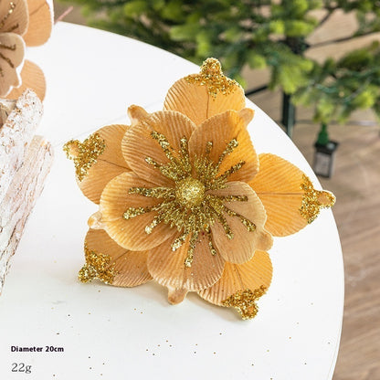 Flannel Flowers Christmas Tree Decoration