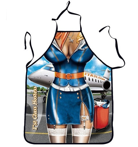 Christmas Girl Print Apron Christmas Apron Christmas Tree