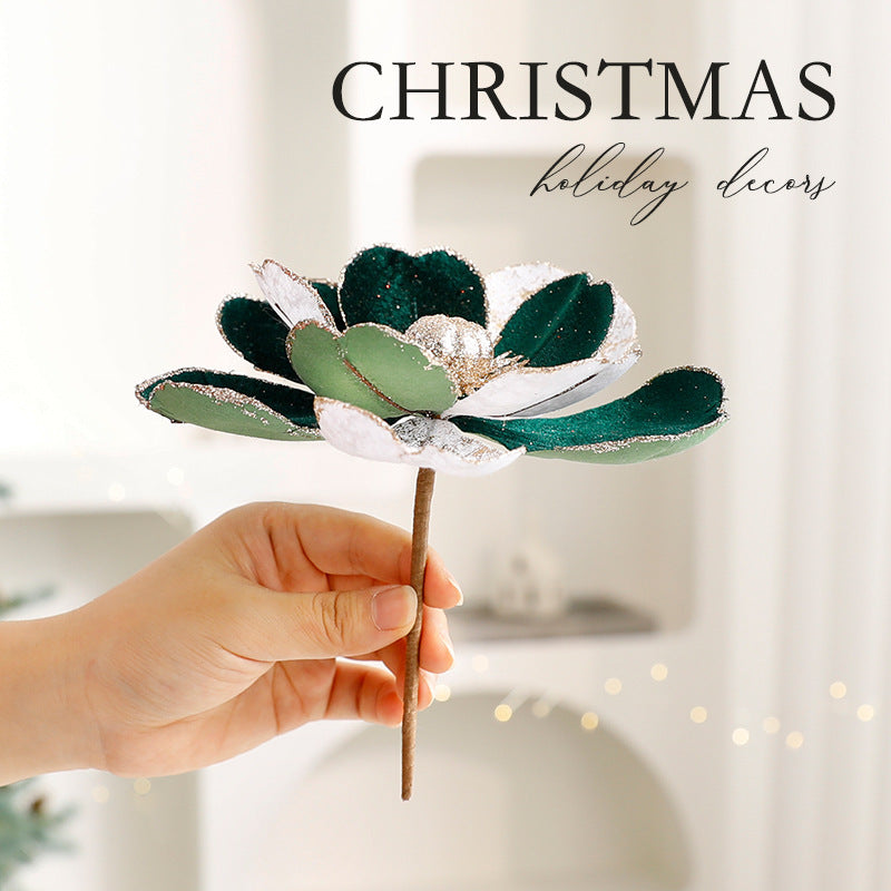 Christmas Luxury Flower Ornaments Christmas Tree Decorations