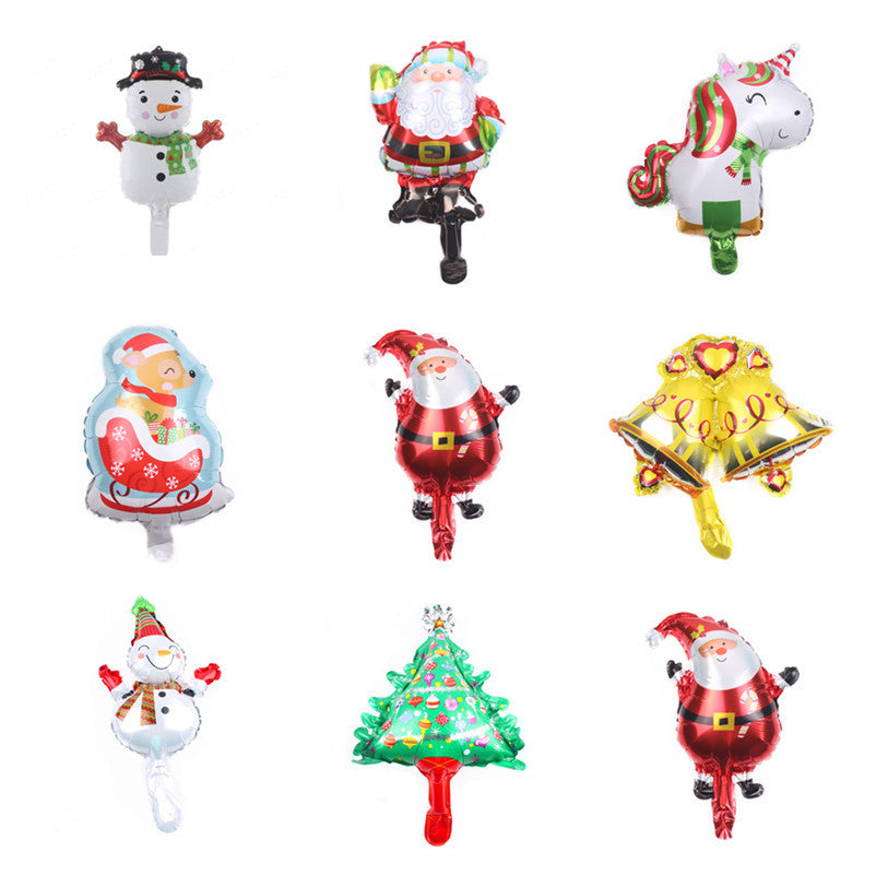 Mini Christmas Tree Snowman Balloons