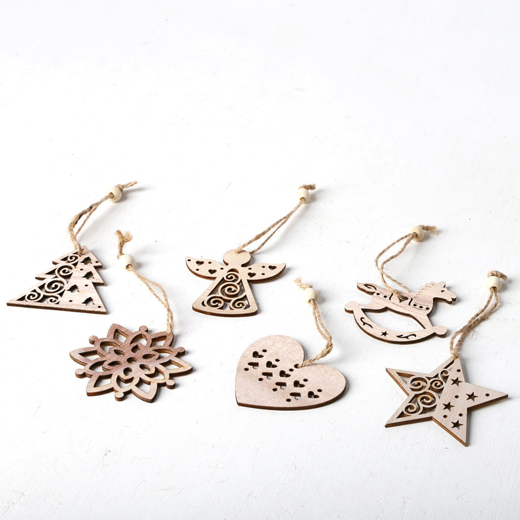 Pentagram Angel Love Tree Christmas Tree Ornaments